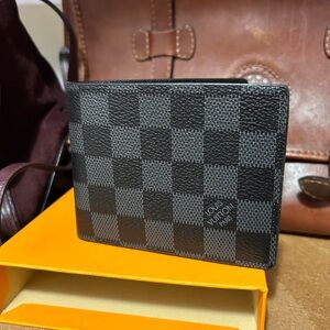 Louis Vuitton Black Bifold Wallet